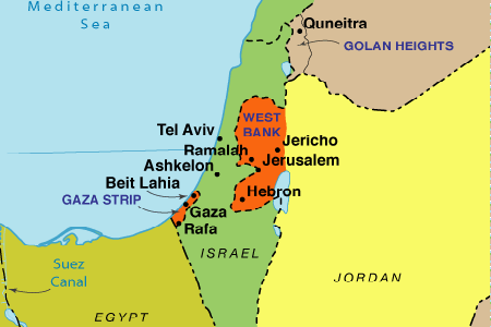 Palestinian map